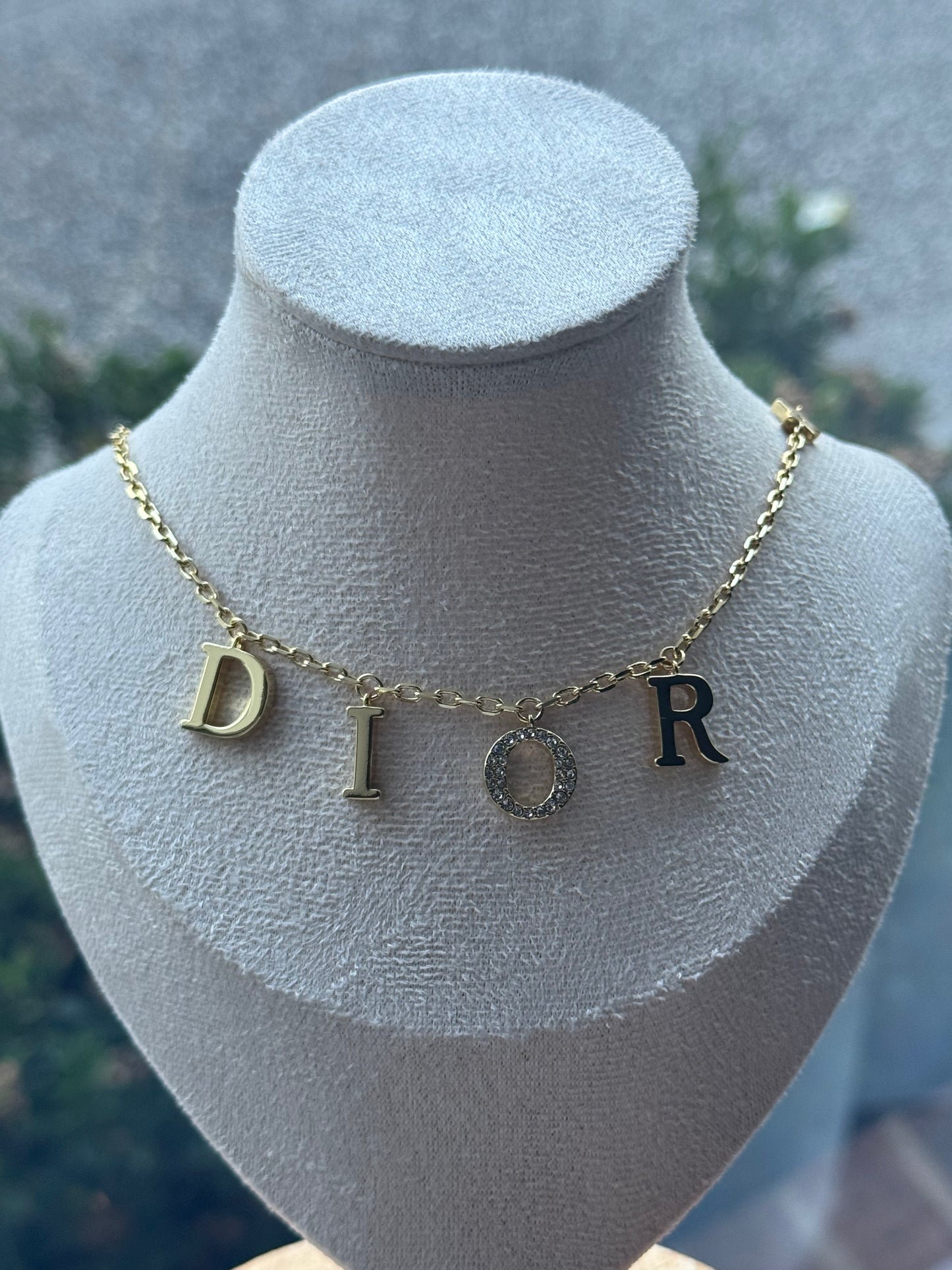 D-I-O-R Necklace