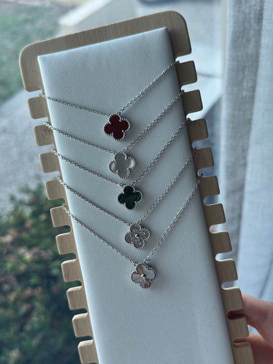 Silver Clover Necklace