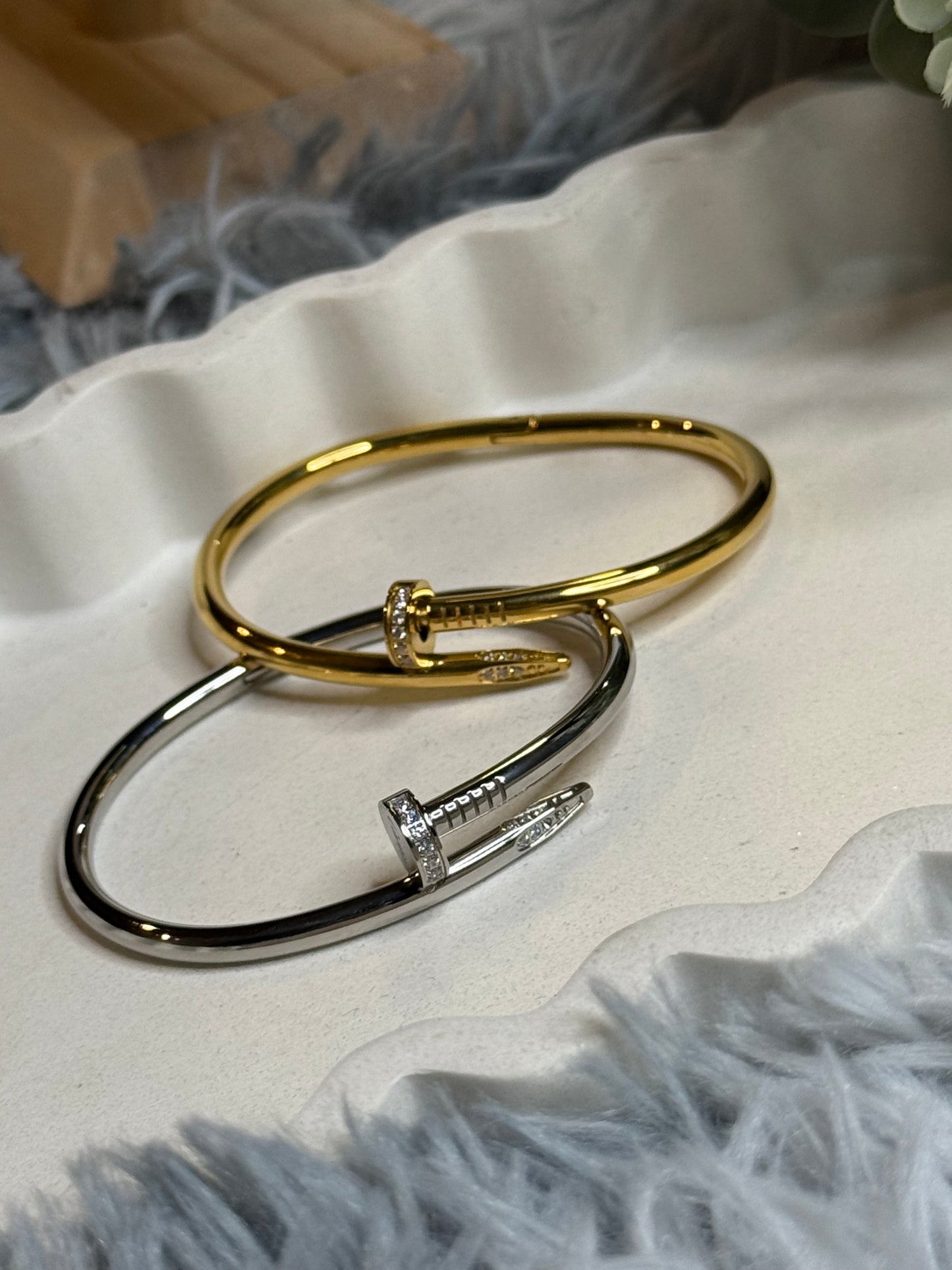 Semi Bling Nail Bracelet