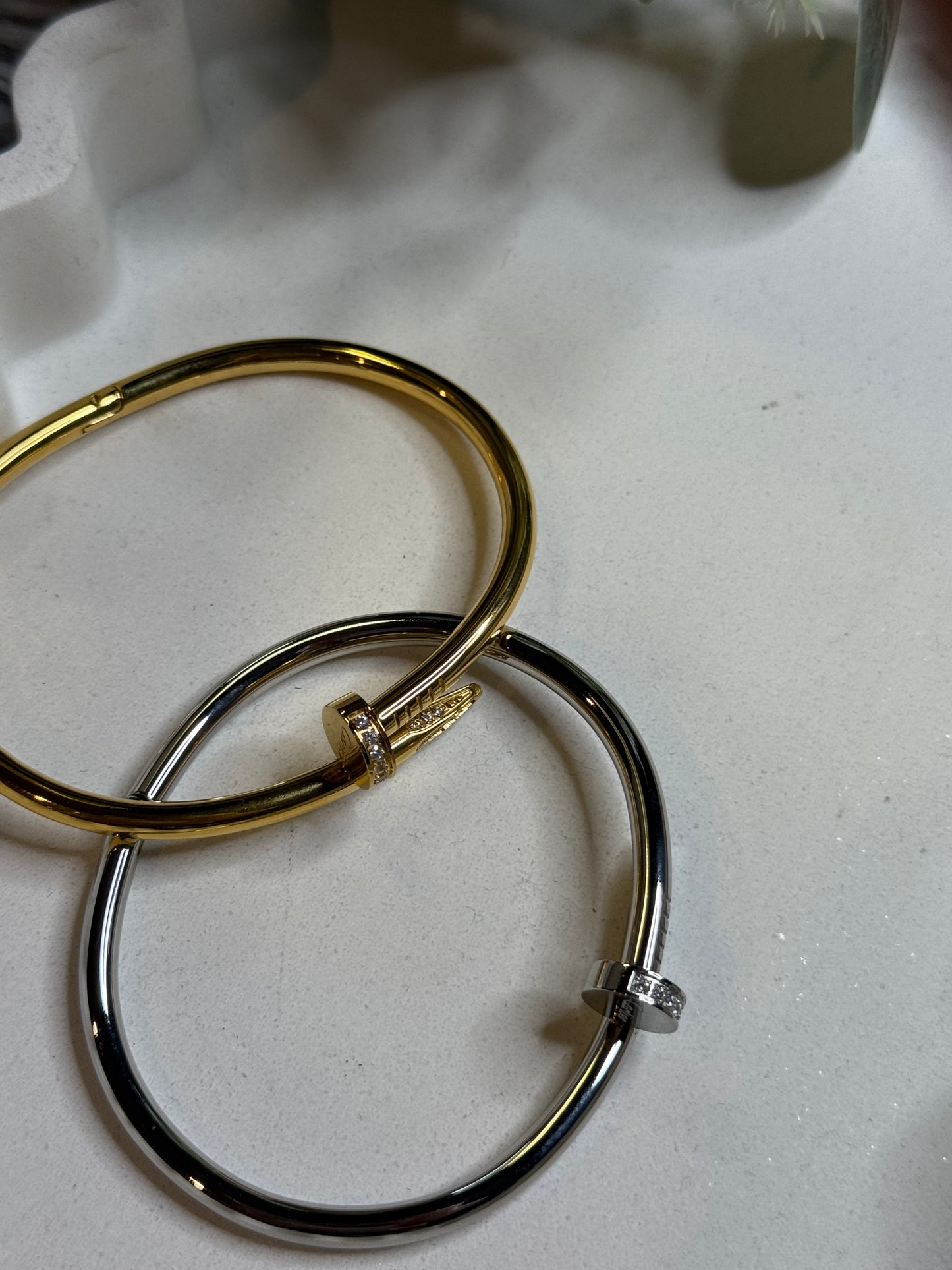 Semi Bling Nail Bracelet