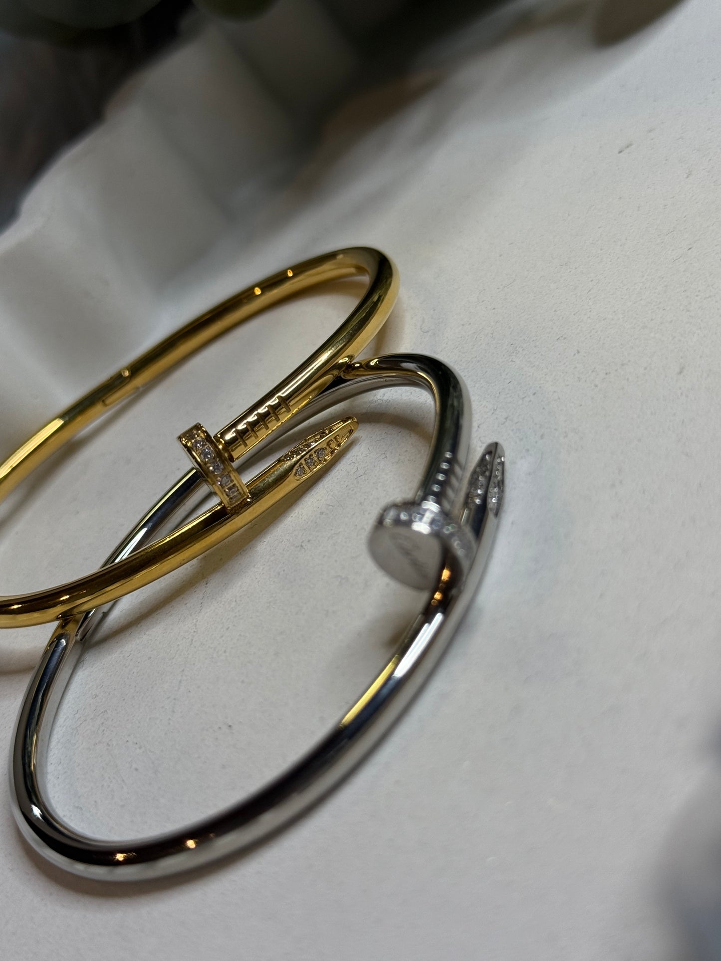 Semi Bling Nail Bracelet