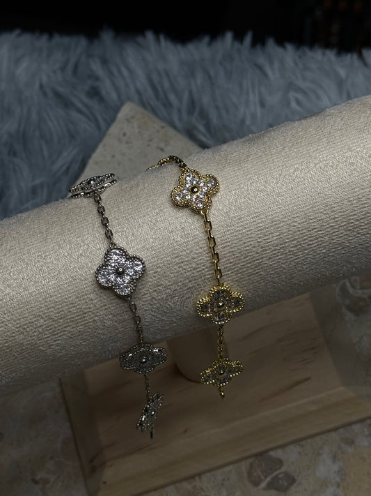 Bling Clover Bracelet