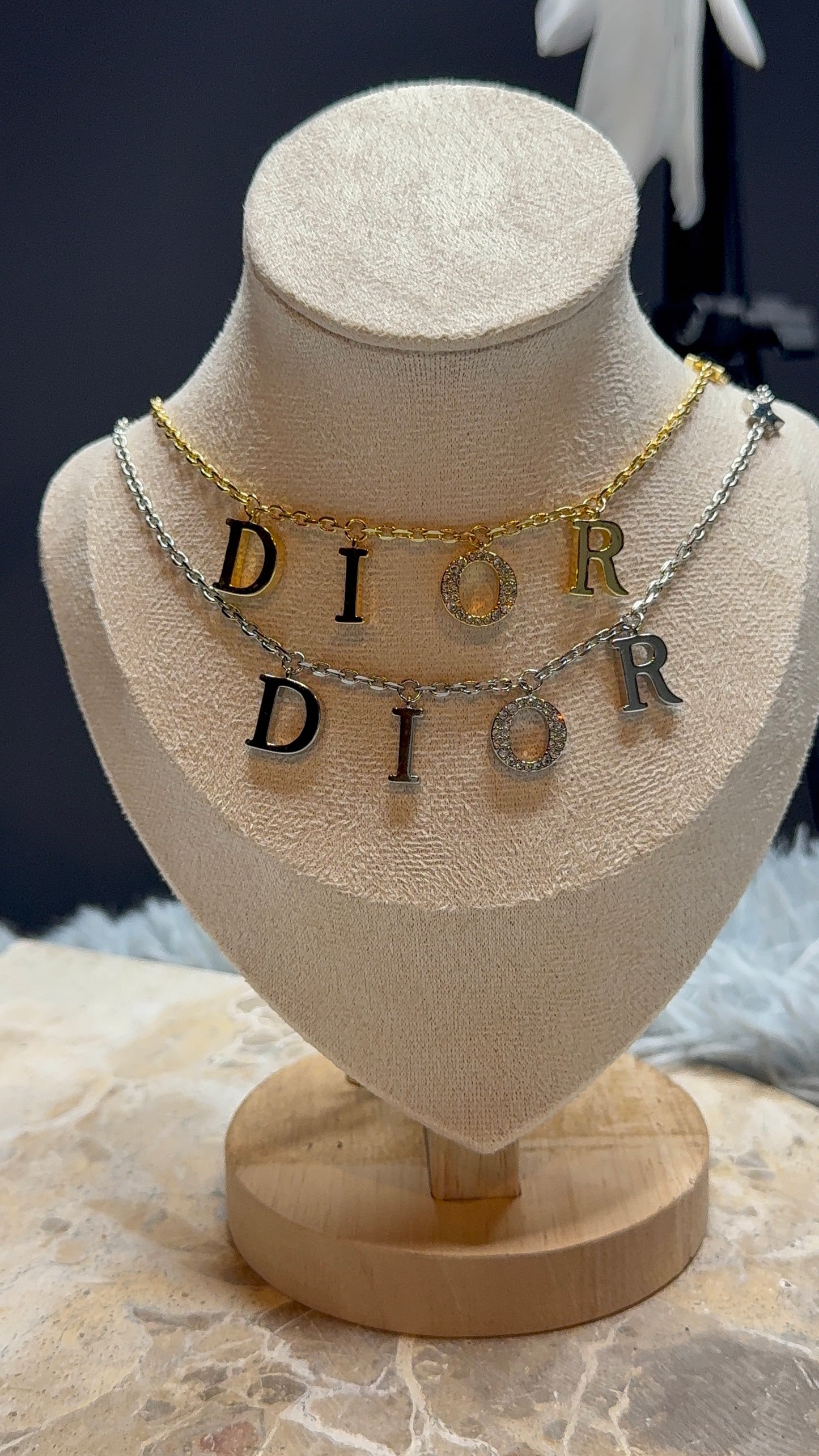D-I-O-R Necklace