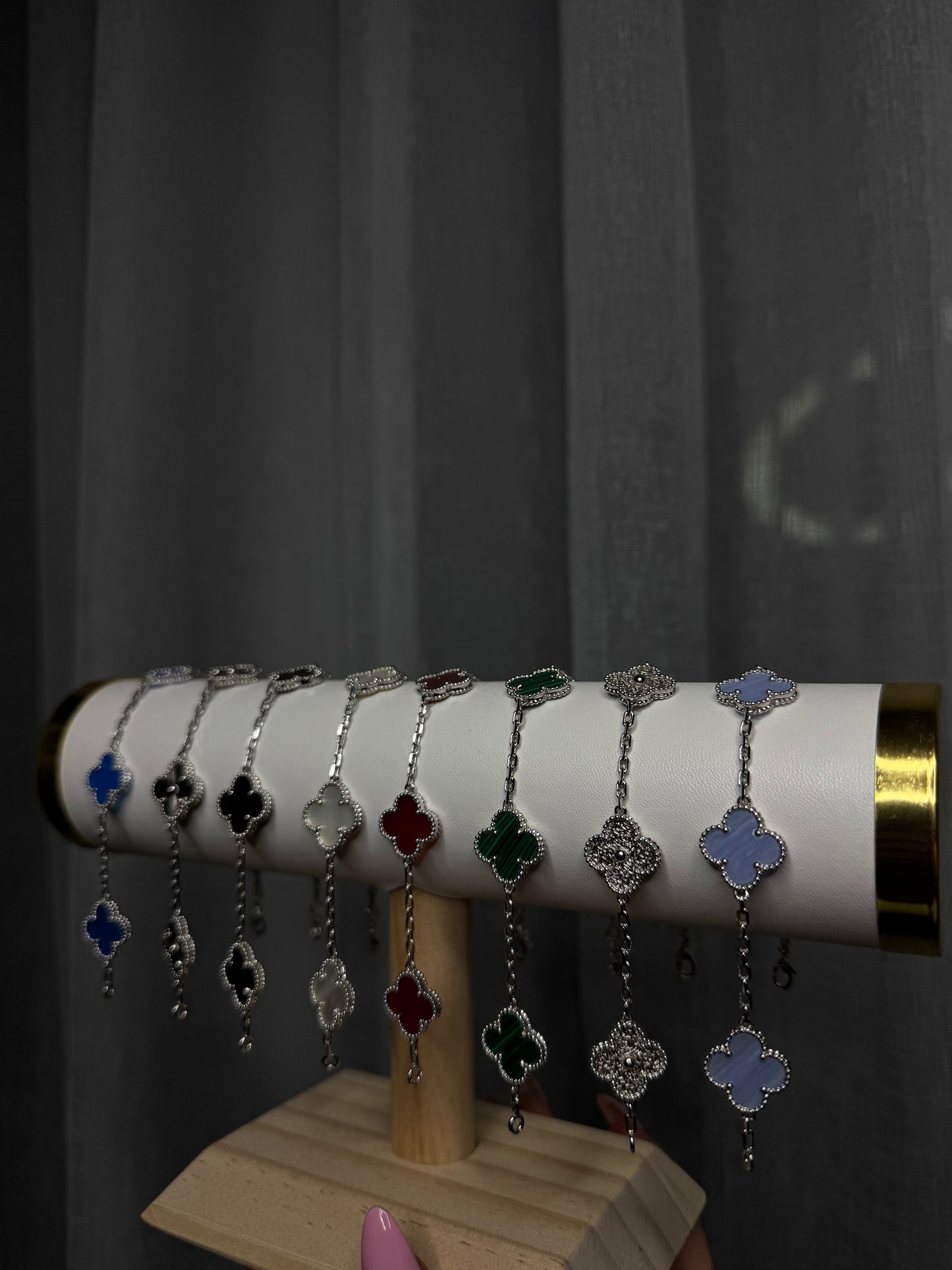 Silver Clover Bracelet